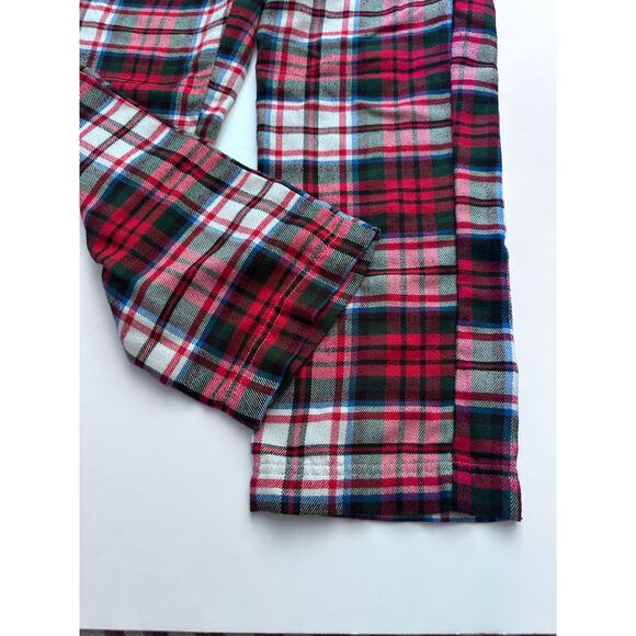 Lands End Red Plaid Holiday Pajama Pants - Women's Size 8 - Picture 2 of 4